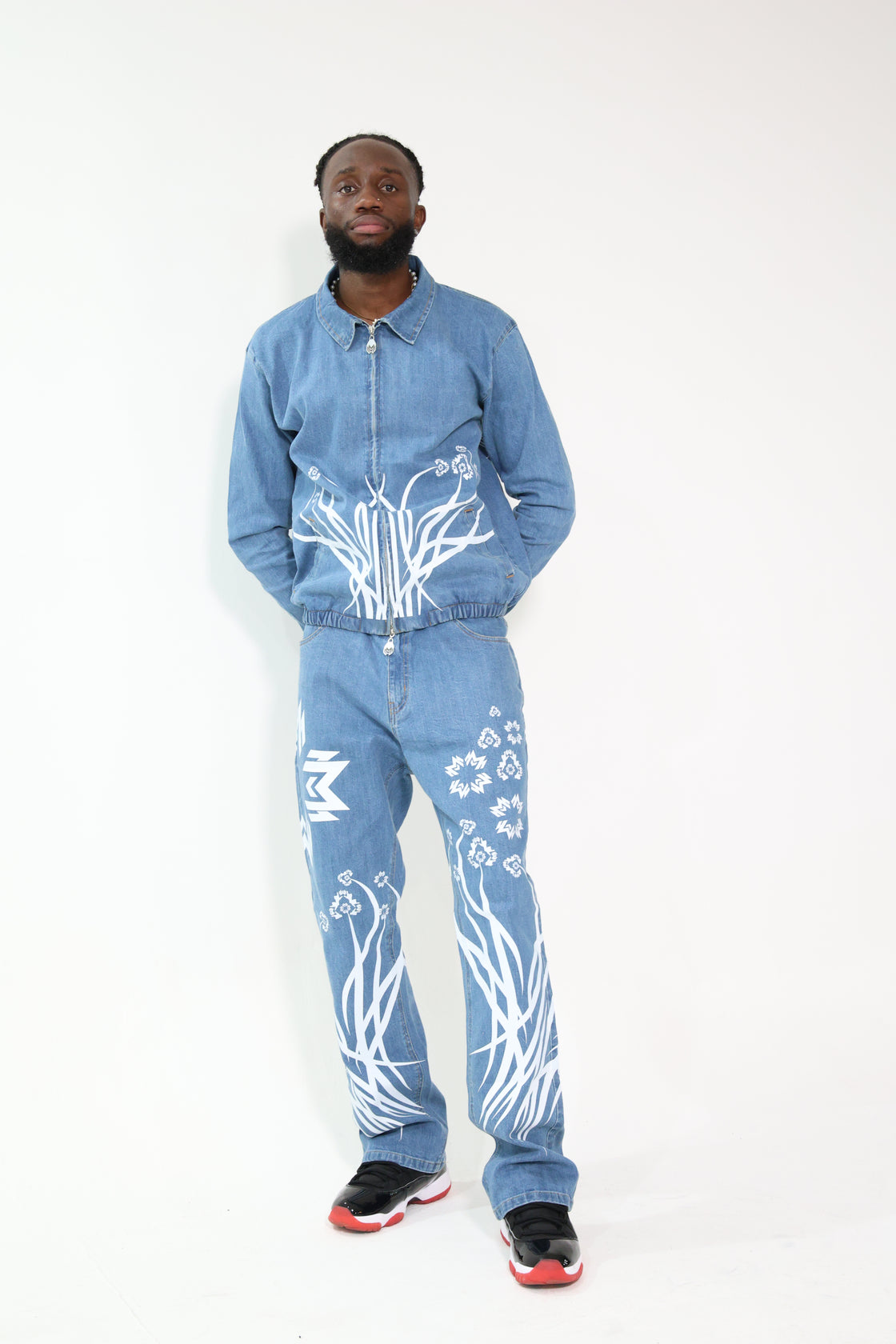 MM Orion202 Denim Trumpet Pants Unisex