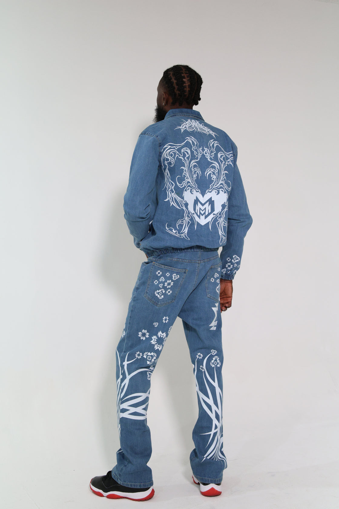 MM Orion202 Stonewashed Denim Set