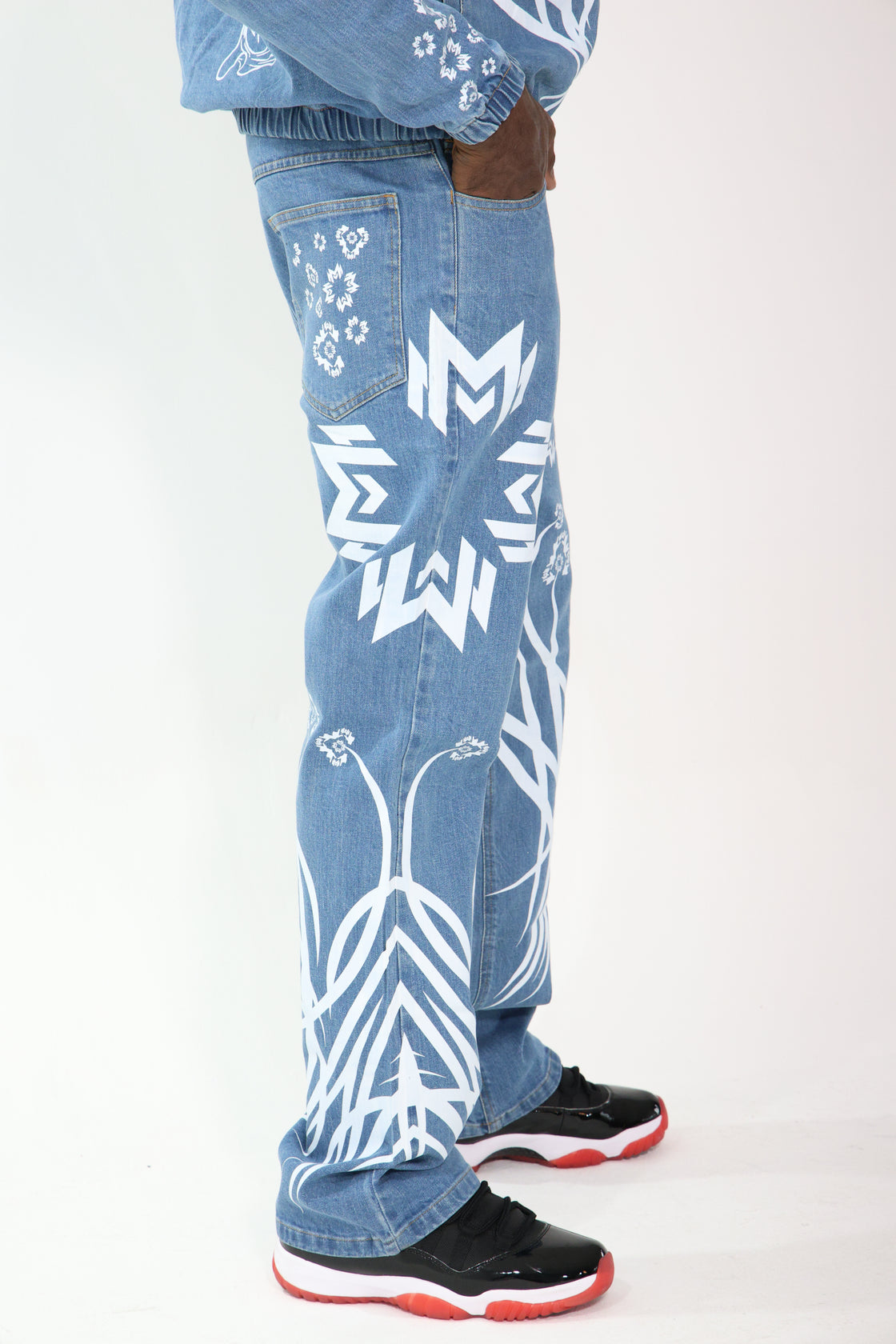 MM Orion202 Denim Trumpet Pants Unisex
