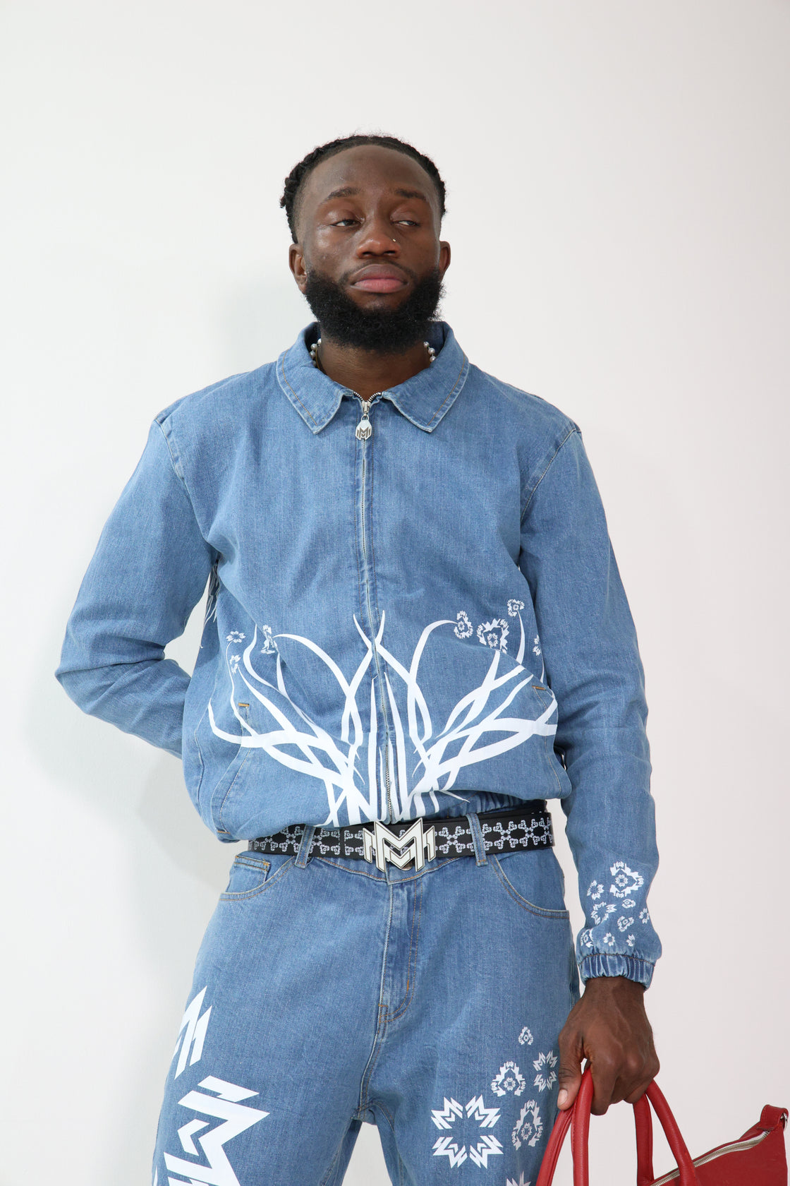 MM Orion202 Denim Trumpet Pants Unisex