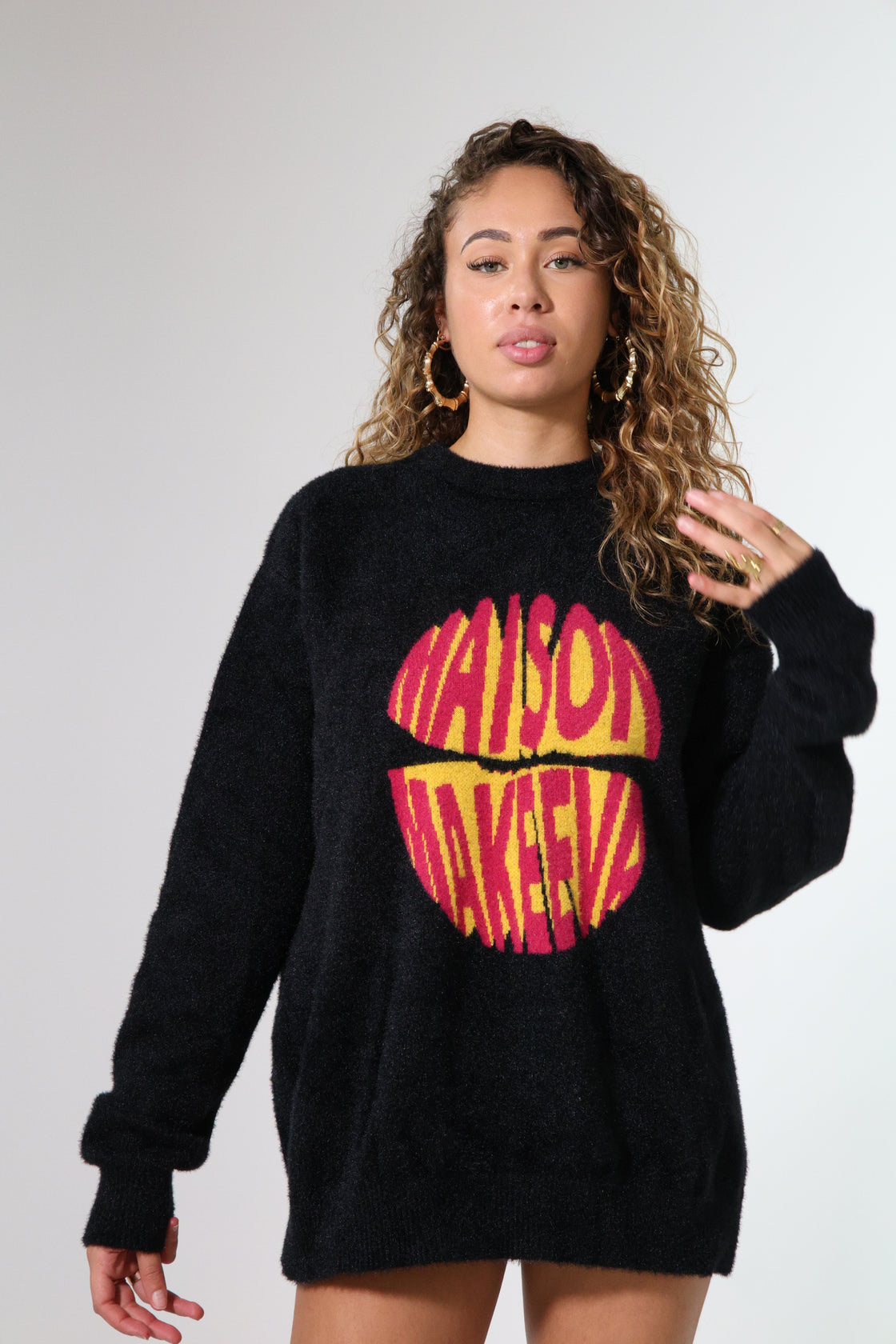 MM Menkem43 Mohair Knitted Sweater