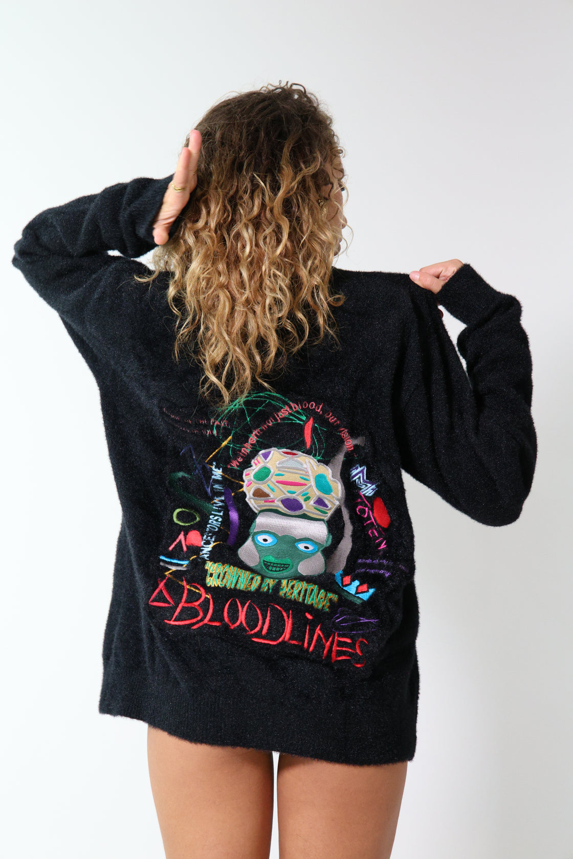 MM Menkem43 Mohair Knitted Sweater