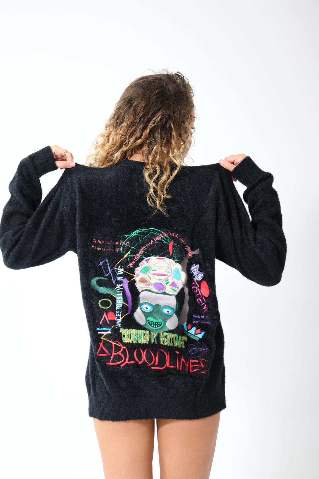 MM Menkem43 Mohair Knitted Sweater