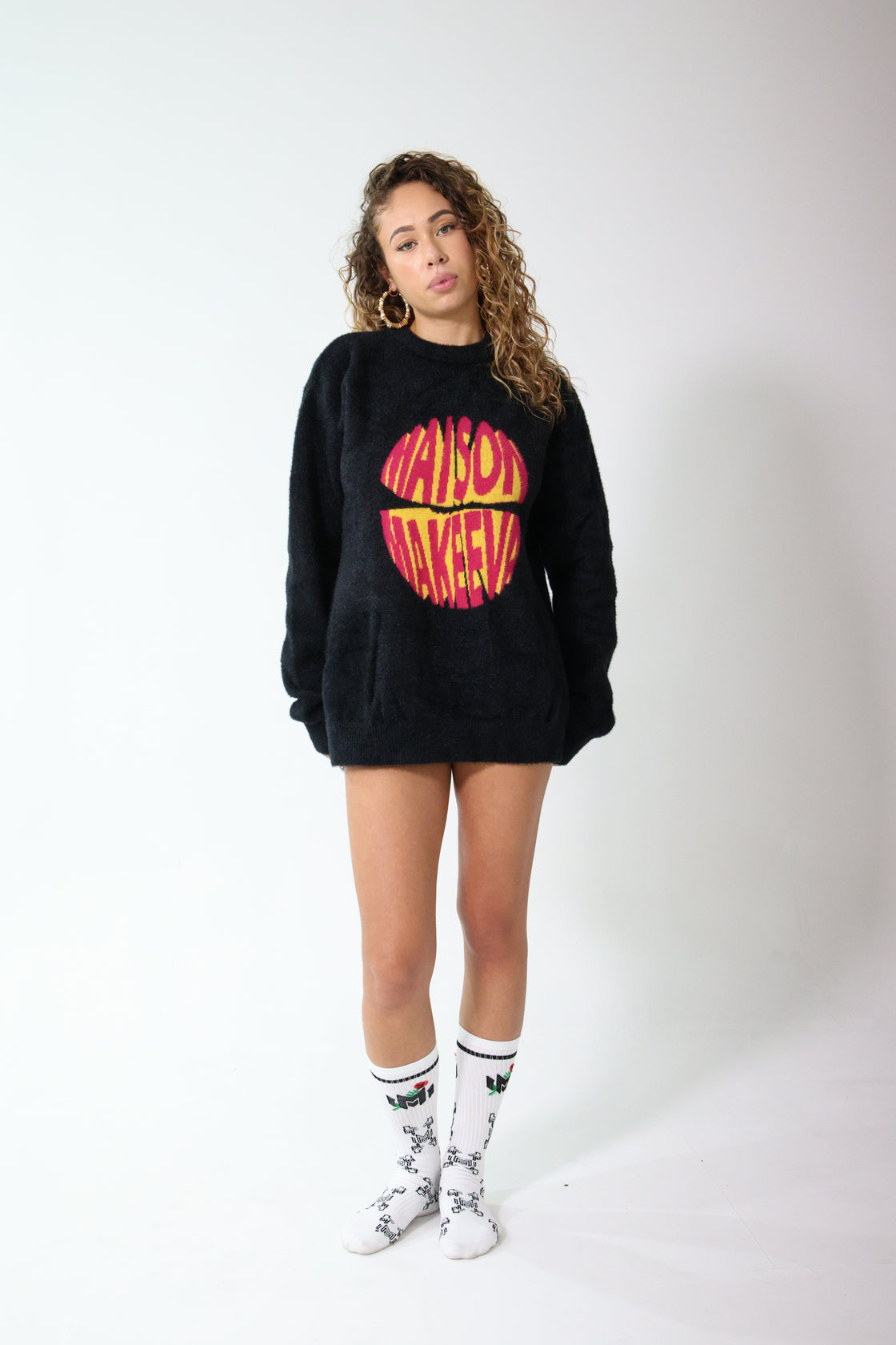 MM Menkem43 Mohair Knitted Sweater