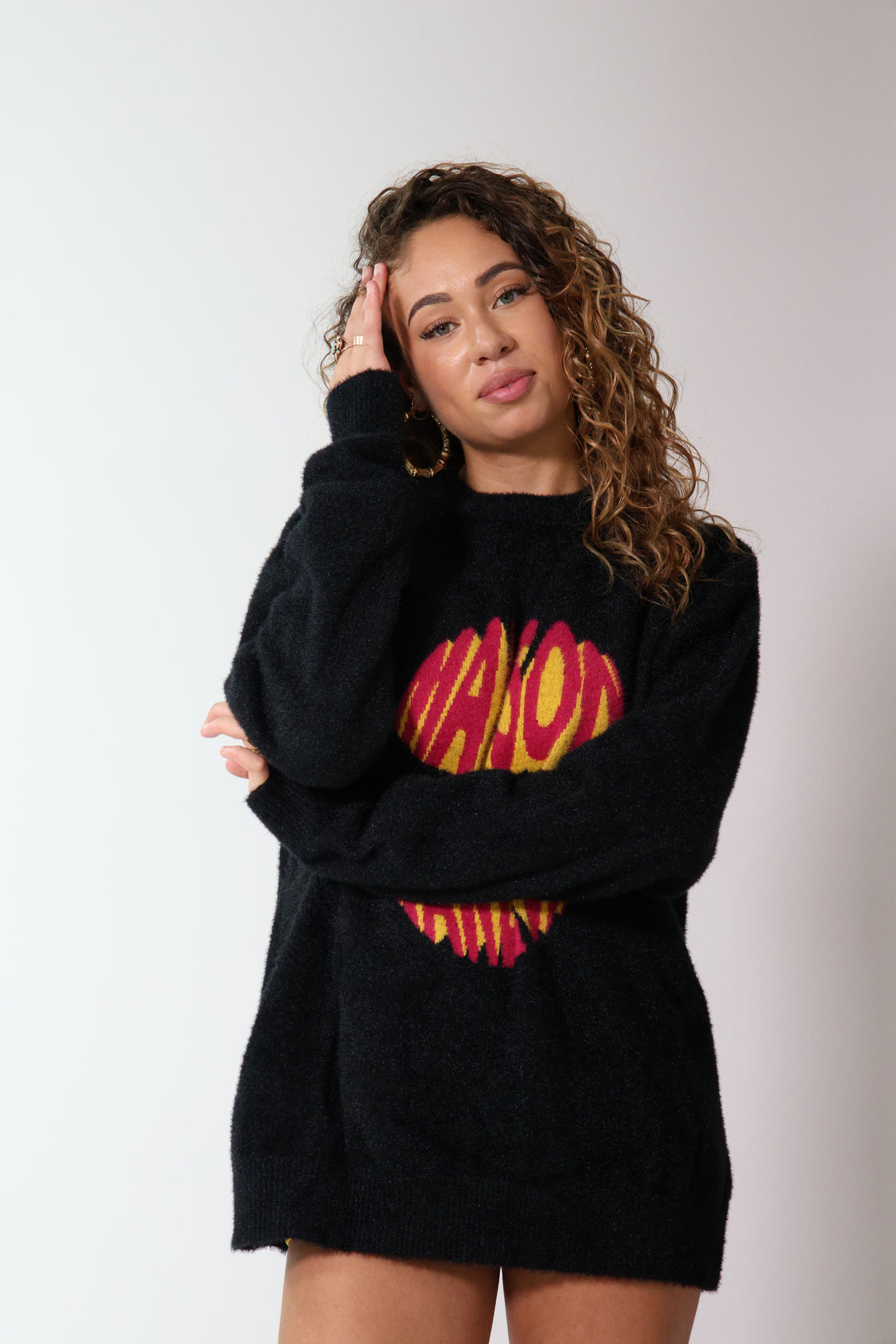 MM Menkem43 Mohair Knitted Sweater